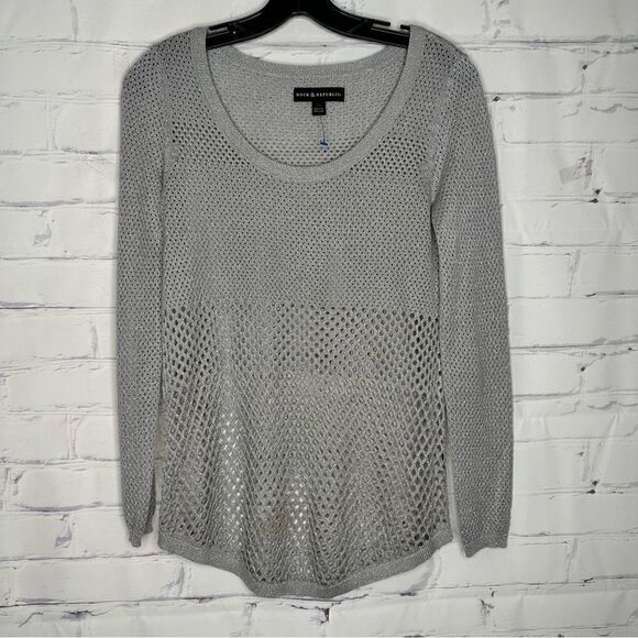 Rock & Republic XS silver top - Picture 1 of 7